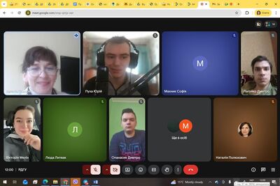 онлайн-заняття на тему «Шлях від студента до фахівця у контексті молодіжної політики»